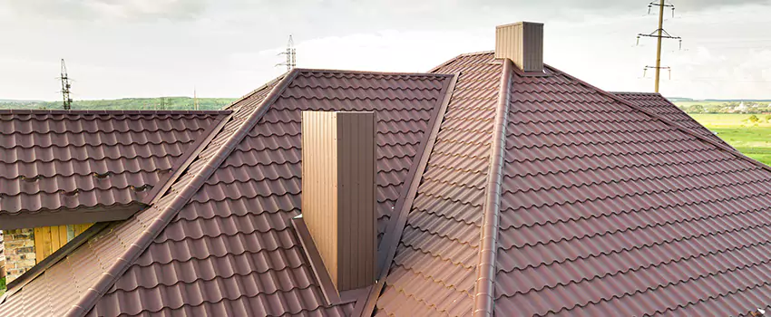 Residential Chimney Flashing Restoration in Palisades Park, NJ